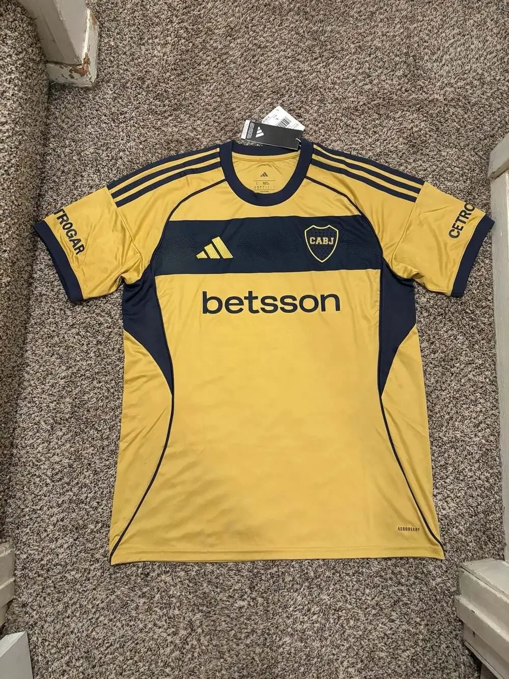 Adidas Boca Juniors 2025/2026 Away Jersey AEROREADY
